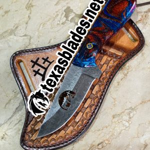 Handmade Cowboy knife Made With Damascus Steel…