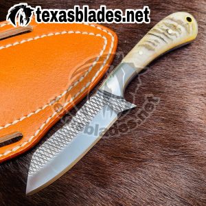 Handmade Cowboy knife Made With Damascus Steel…